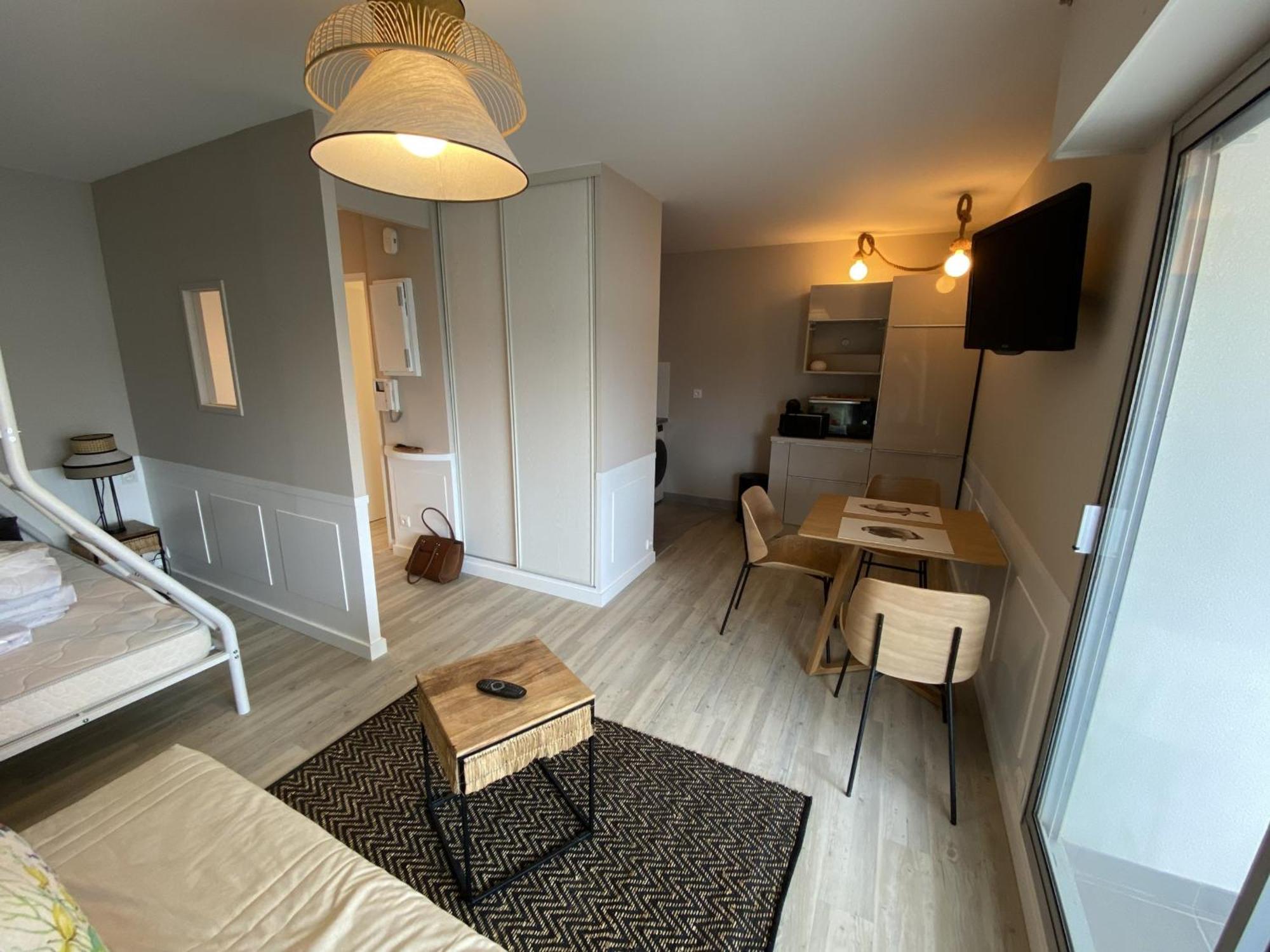 Studio Neuf En Front De Mer Avec Terrasse Et Parking, Ideal Pour 3 Personnes - Fr-1-474-147 Arcachon Exterior photo